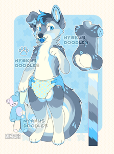 OPEN ADOPT - Diaper BabyFur Cub - 60€ by hyamoe