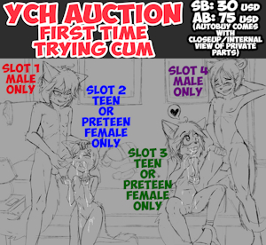 YCH AUCTION FIRST TIME TRYING CUM by cesar23