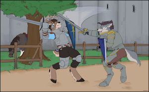 CM: Spars in the Training Yard by revertigo
