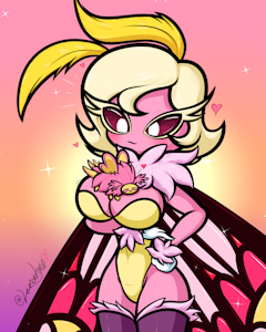 Pink Moths by Lemontyne