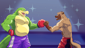 Brok vs. Ashki 2 by Ashkihyena
