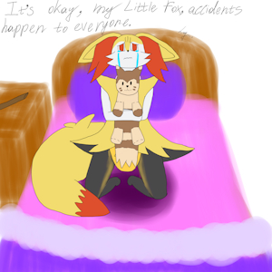Little Fox's Accident by LegionSilv