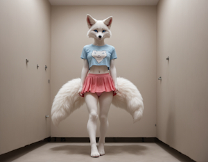 Ontrix - Crop top and skirt by AquaVixen
