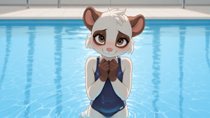 Ferret fluff by retroruff