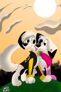 Puppy love (Akira x DaVinci) by XGhostWolfX