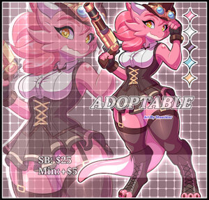 [ADOPTABLE] / Kobold Gunslinger Steampunk by Sheecktor