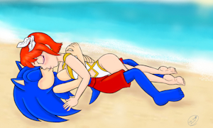 Commission: Summer Kisses by MelSky