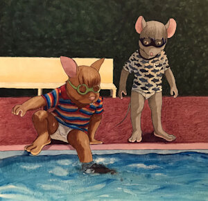 2 By The Pool by Christaphorac