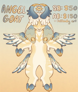 Angel Goat ADOPT by kineia3
