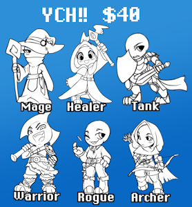 Chose Your Class! YCH by toyboxxx