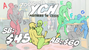 Partners in Crisis YCH by MachineWithSoul