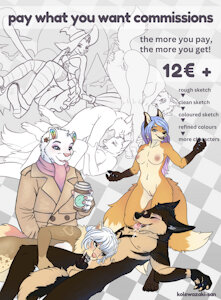 Pay what you want commissions by KolewazakiSan