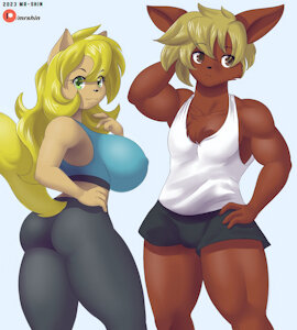 Leona & Trust workout by Mr-Shin by UnusualUnity