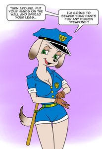 Lady Cop by ManuelHogflogger