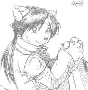 Cute looking cat by FurZone