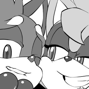 Maru & Senshion (Commission) by ROCKtheBULL