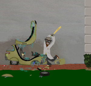 Professor Crackinpot's Temper - /w/ Audio - Whacked Out Funny by moyomongoose