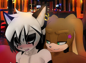 Axis & Rayun at the Emerald Lagoon by RawAxis