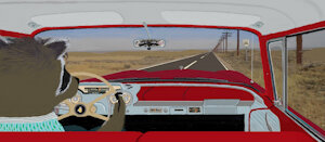 Skip Raccoon Driving His Dad's '57 Mercury [Page 2] by moyomongoose