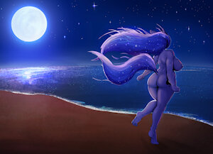 Lunar Beach by MDGusty