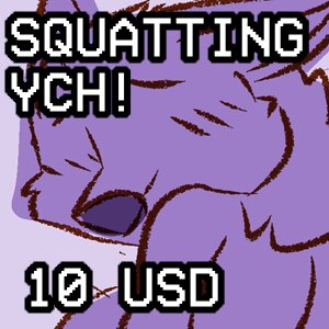 SQUATTING YCH 5 SLOTS AVAILABLE by Ajinelox