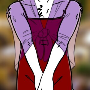 Crossdressing Derg (SFW-ish) by TwistedDragon