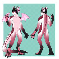 Cinnabar the dragon by Ainoko