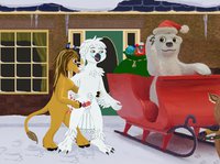 Secret Santa 2015 - Are We Being Naughty, Santa Bear? by moyomongoose