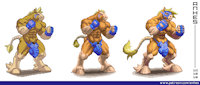 Horse fighter - pixelart by Anhes