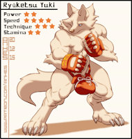 Wolf fighter HD (animated stand pose) by Anhes