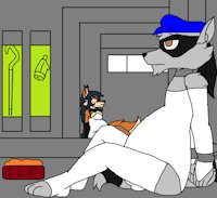 Sly and Carmelita as Broodmothers by Werewolfknight