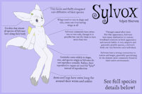 Official Sylvox species character sheet! by Khaimera