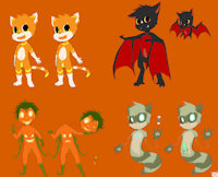 Adoptables: Halloweenies! by OOOeyGoooey