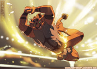 Horny moonsault by Anhes