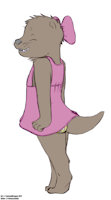 Otter's New Dress by TwistedDragon