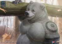 Wood bear by Anhes