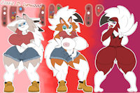 Comm: Ref Sheet - Cassie D. Lynwood by XaveKNyne