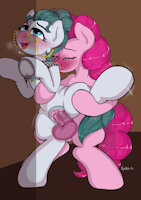Pinkie Pie and Cloudy Quartz by kyokimute