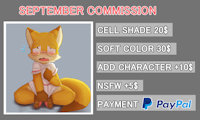 September Commission Closed! by KimaCats