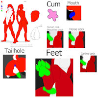 New ref sheet by Hornybunny