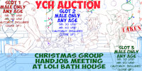 YCH AUCTION CHRISTMAS JERKOFF ORGY AT LOLI BATH HOUSE by cesar23