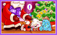 Santa's Visit by SnowtheBear