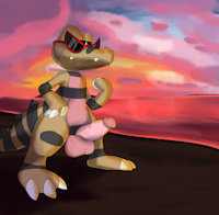 Heat Wave - Krokorok at Sunset by Ultilix