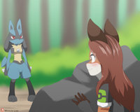 [Commission] Wild Lucario Appeared by WinickLim