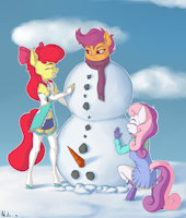 Apple Buruma Project - Snowman? by Nekome