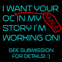 I want your Male OC in my story by puffyfluffy