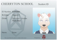 Beastars Cherrytown ID by SnowtheBear
