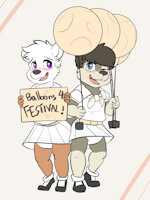 Balloons for the Comet Festival by SnowtheBear