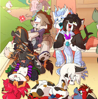 *YCH*_Fun in the park by Fuf