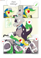 [Commission] Snivy X Alolan Marowak Page 1/2 by WinickLim